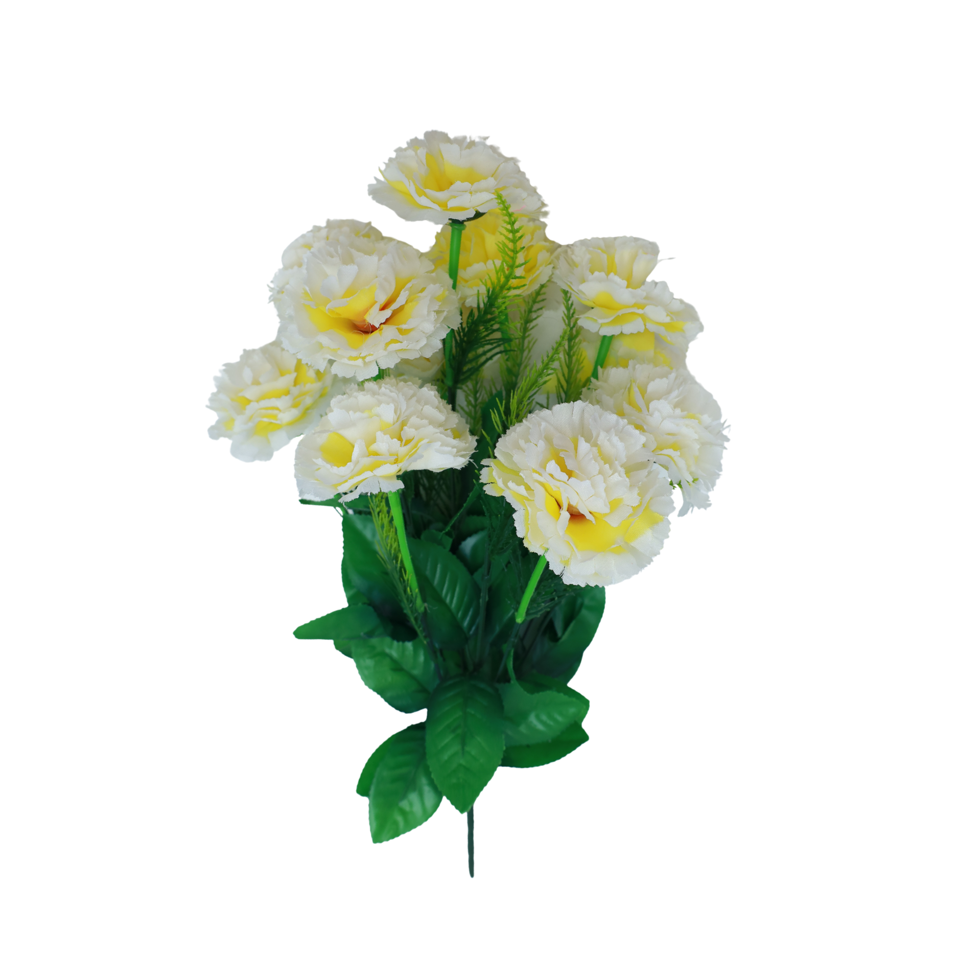 Artificial Royal Imports Carnation | Flowers for Weddings Real | Touch Silk Faux Flowers |  Lifelike Blooms for Weddings |  Bouquets, Vases, Wreaths, Cemetery Décor & DIY Crafts — view 6